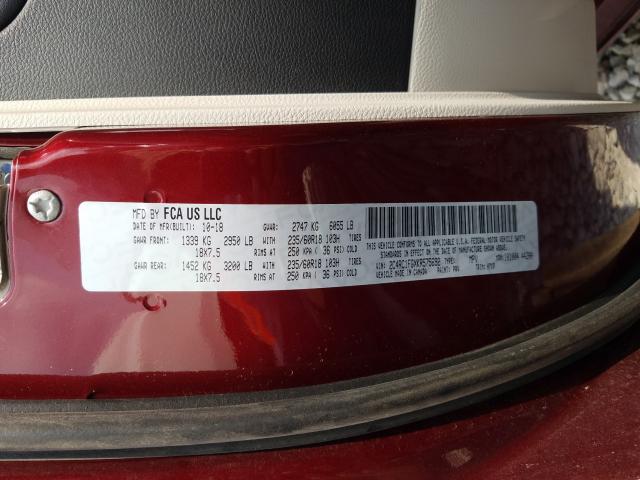 Photo 9 VIN: 2C4RC1FGXKR575692 - CHRYSLER PACIFICA T 