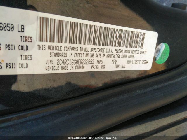 Photo 8 VIN: 2C4RC1GG0ER232053 - CHRYSLER TOWN & COUNTRY 