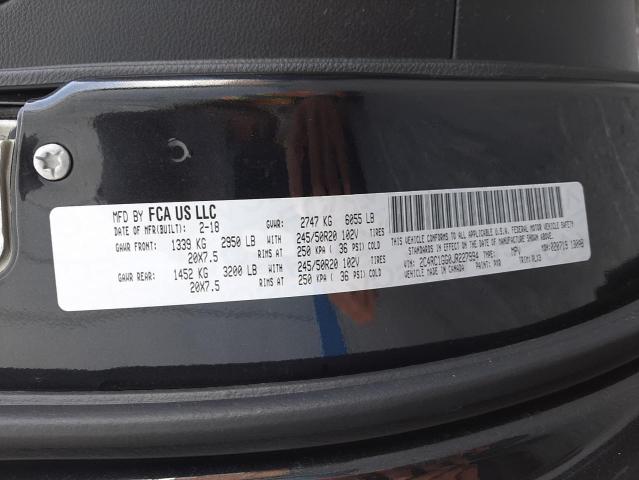 Photo 9 VIN: 2C4RC1GG0JR227994 - CHRYSLER PACIFICA L 