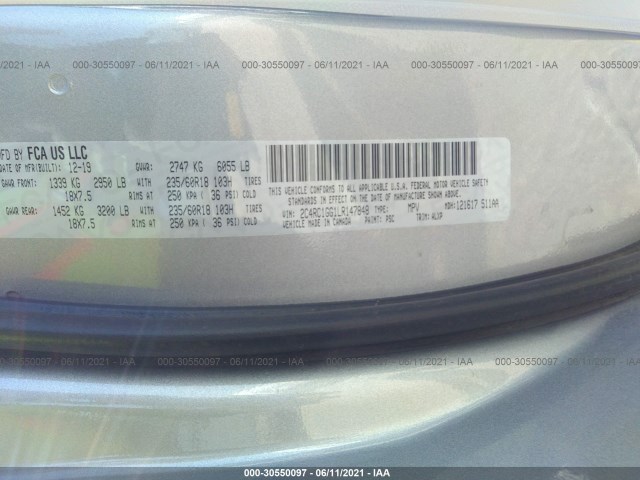 Photo 8 VIN: 2C4RC1GG1LR147848 - CHRYSLER PACIFICA 