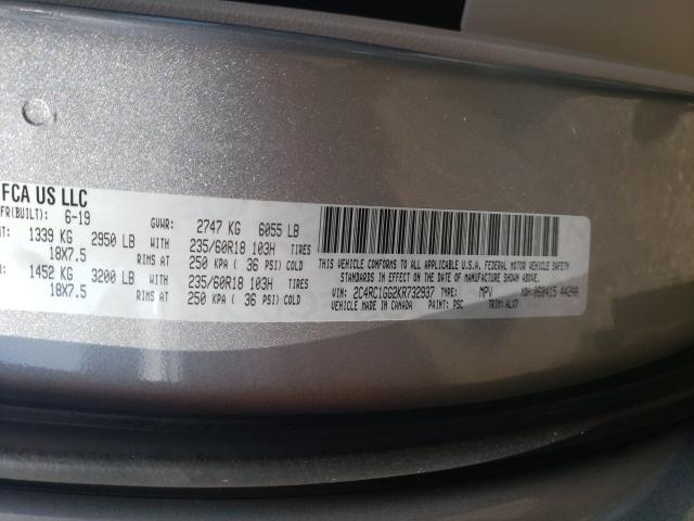 Photo 9 VIN: 2C4RC1GG2KR732937 - CHRYSLER PACIFICA L 