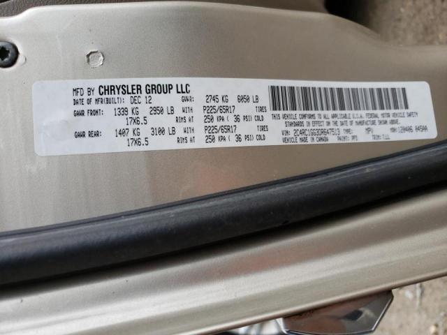 Photo 9 VIN: 2C4RC1GG3DR647513 - CHRYSLER TOWN & COU 