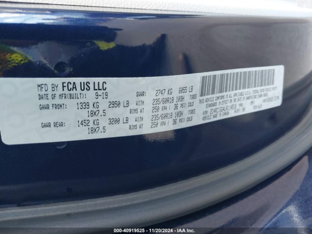 Photo 8 VIN: 2C4RC1GG4LR114519 - CHRYSLER PACIFICA 