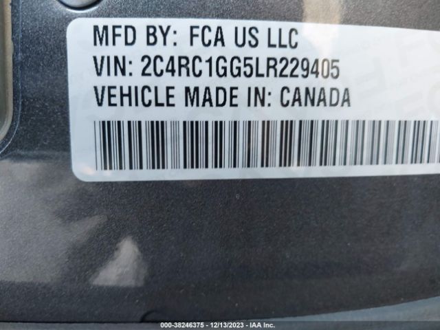 Photo 8 VIN: 2C4RC1GG5LR229405 - CHRYSLER PACIFICA 