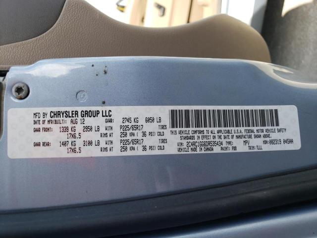 Photo 9 VIN: 2C4RC1GG6DR535434 - CHRYSLER TOWN & COU 