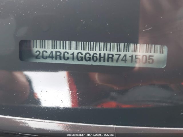 Photo 8 VIN: 2C4RC1GG6HR741505 - CHRYSLER PACIFICA 