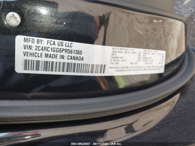 Photo 8 VIN: 2C4RC1GG6PR561360 - CHRYSLER PACIFICA 