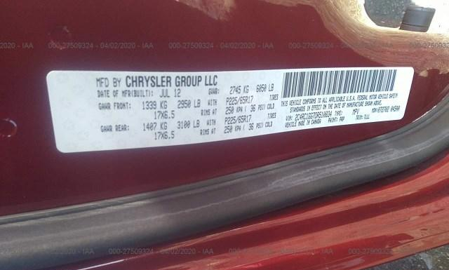 Photo 8 VIN: 2C4RC1GG7DR510834 - CHRYSLER TOWN AND COUNTRY 