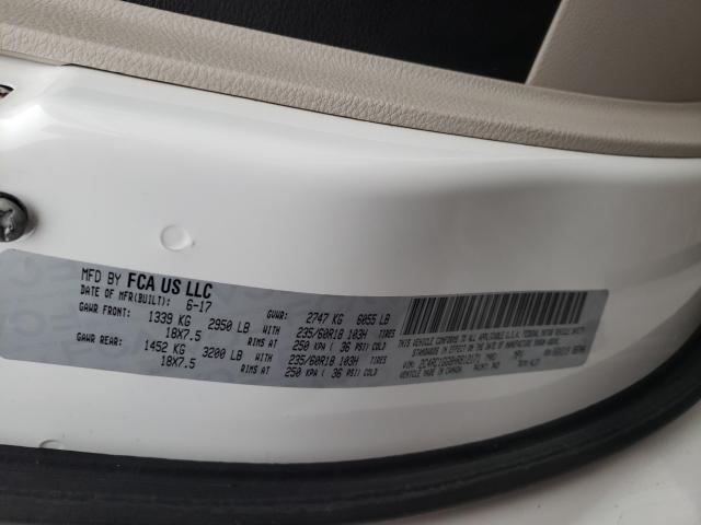 Photo 9 VIN: 2C4RC1GG8HR812171 - CHRYSLER PACIFICA L 