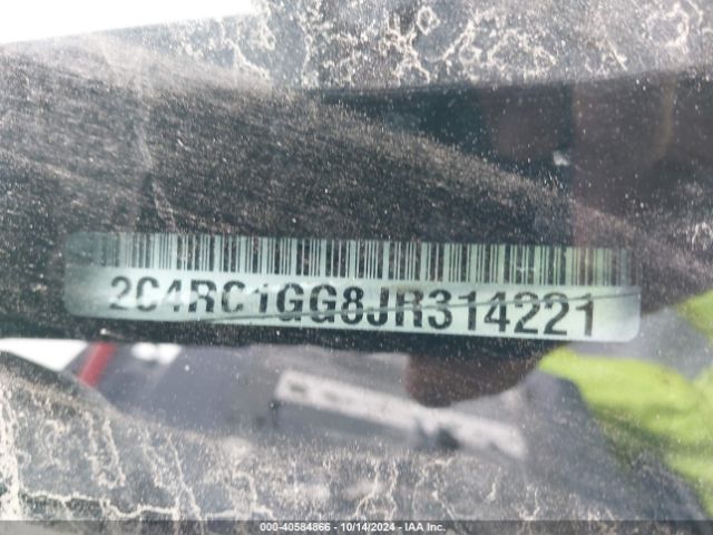 Photo 8 VIN: 2C4RC1GG8JR314221 - CHRYSLER PACIFICA 