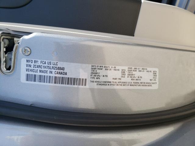 Photo 9 VIN: 2C4RC1H75LR258840 - CHRYSLER PACIFICA H 