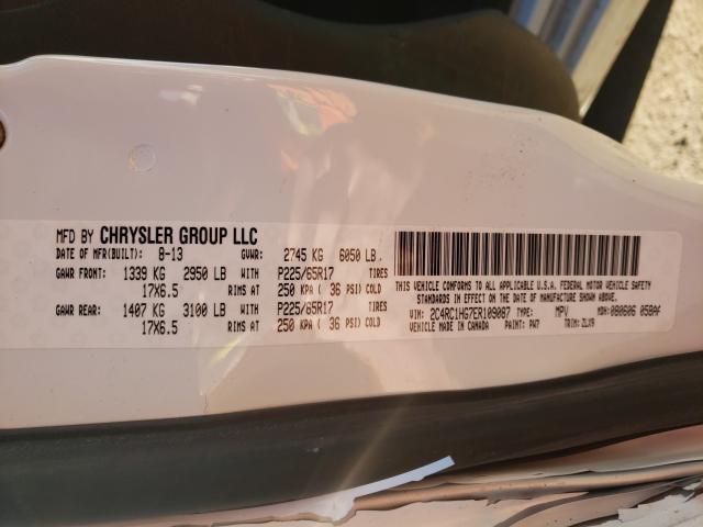 Photo 9 VIN: 2C4RC1HG7ER109087 - CHRYSLER TOWN & COU 