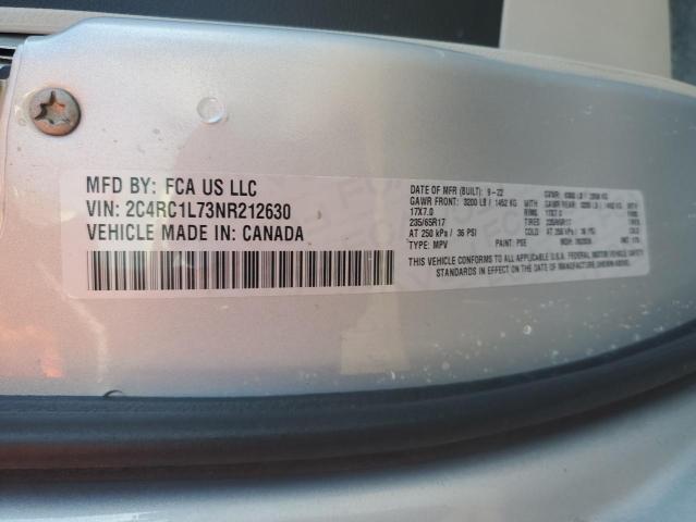 Photo 13 VIN: 2C4RC1L73NR212630 - CHRYSLER PACIFICA H 