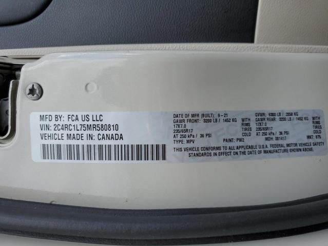 Photo 12 VIN: 2C4RC1L75MR580810 - CHRYSLER PACIFICA H 