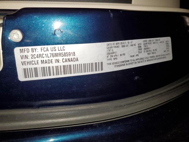 Photo 12 VIN: 2C4RC1L76MR585918 - CHRYSLER PACIFICA 