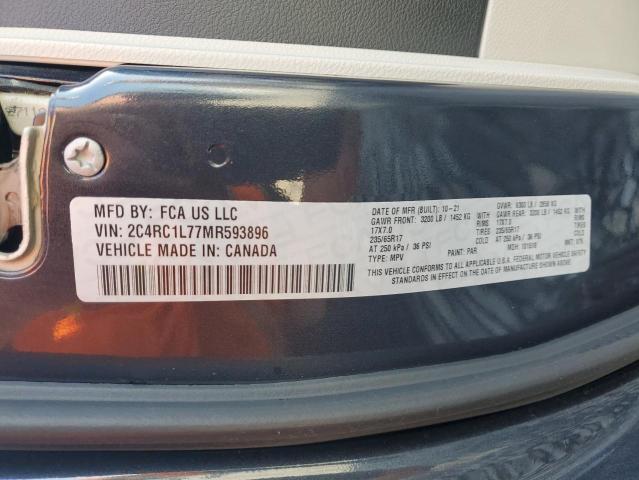 Photo 12 VIN: 2C4RC1L77MR593896 - CHRYSLER PACIFICA 