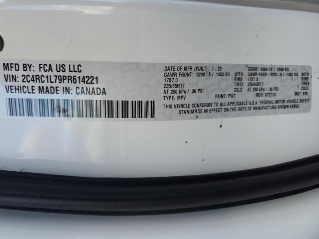 Photo 12 VIN: 2C4RC1L79PR614221 - CHRYSLER PACIFICA H 