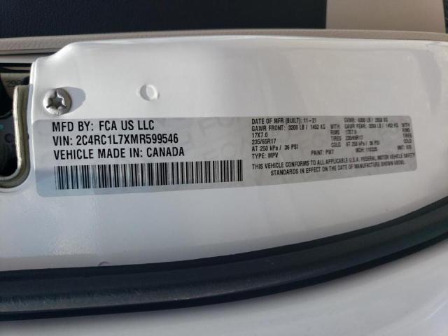 Photo 12 VIN: 2C4RC1L7XMR599546 - CHRYSLER PACIFICA H 