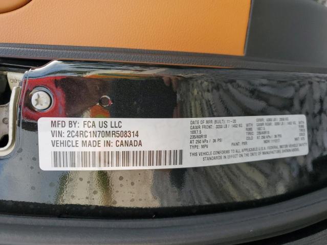 Photo 13 VIN: 2C4RC1N70MR508314 - CHRYSLER PACIFICA H 