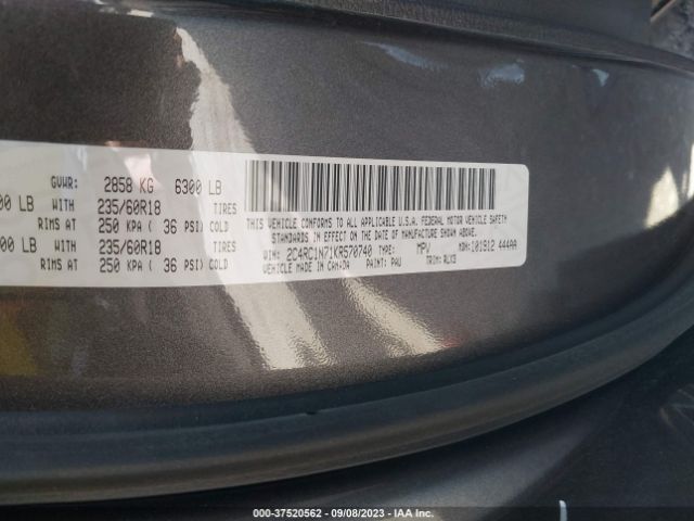 Photo 8 VIN: 2C4RC1N71KR570740 - CHRYSLER PACIFICA HYBRID 