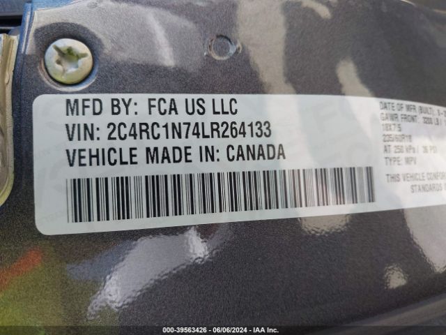 Photo 8 VIN: 2C4RC1N74LR264133 - CHRYSLER PACIFICA 