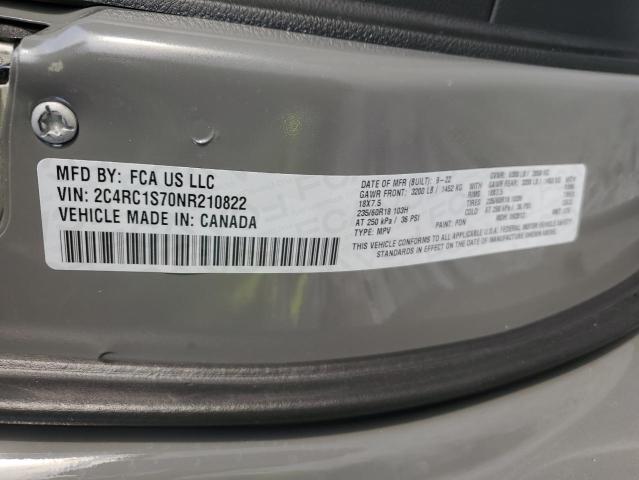 Photo 12 VIN: 2C4RC1S70NR210822 - CHRYSLER PACIFICA 