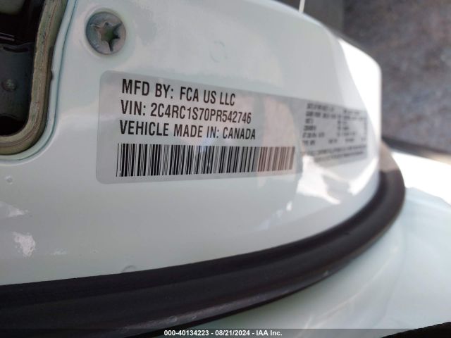 Photo 8 VIN: 2C4RC1S70PR542746 - CHRYSLER PACIFICA 