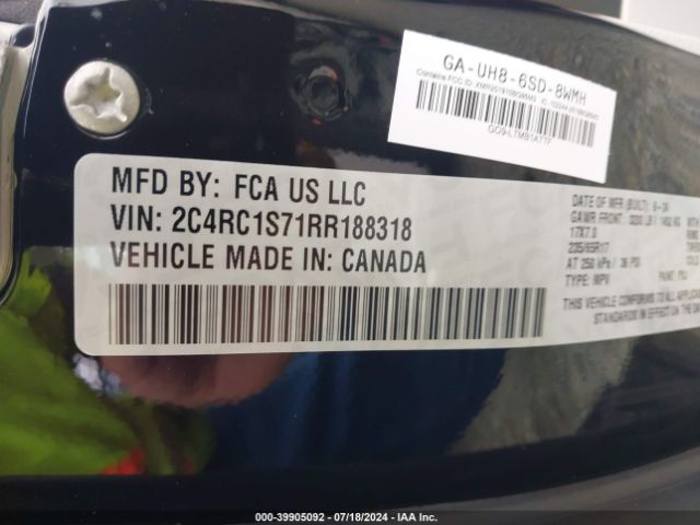 Photo 8 VIN: 2C4RC1S71RR188318 - CHRYSLER PACIFICA HYBRID 