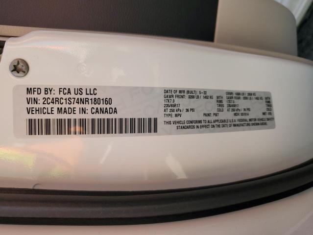 Photo 9 VIN: 2C4RC1S74NR180160 - CHRYSLER PACIFICA H 