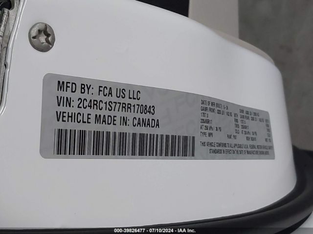 Photo 8 VIN: 2C4RC1S77RR170843 - CHRYSLER PACIFICA HYBRID 