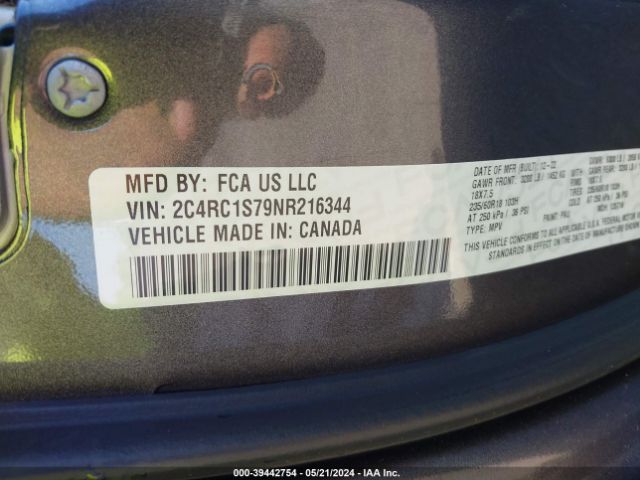 Photo 8 VIN: 2C4RC1S79NR216344 - CHRYSLER PACIFICA HYBRID 