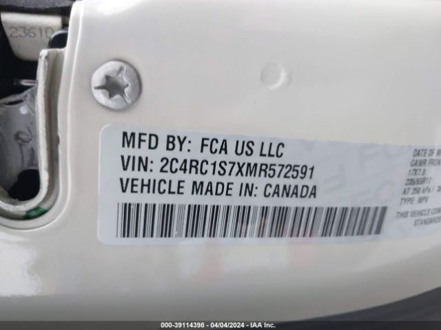 Photo 8 VIN: 2C4RC1S7XMR572591 - CHRYSLER PACIFICA HYBRID 