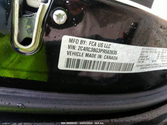 Photo 8 VIN: 2C4RC3BG3PR563635 - CHRYSLER PACIFICA 