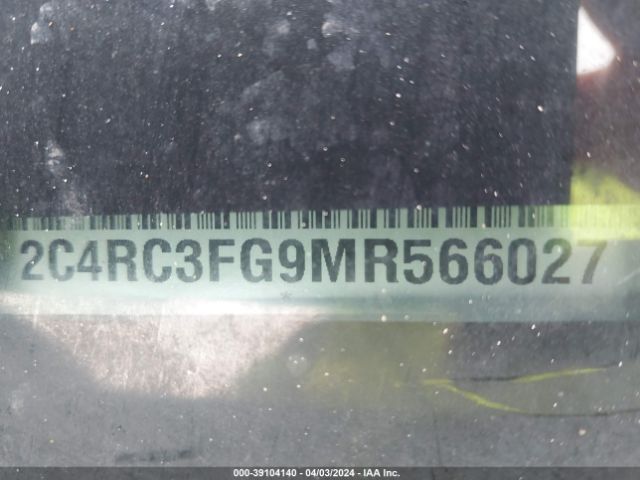 Photo 8 VIN: 2C4RC3FG9MR566027 - CHRYSLER PACIFICA 