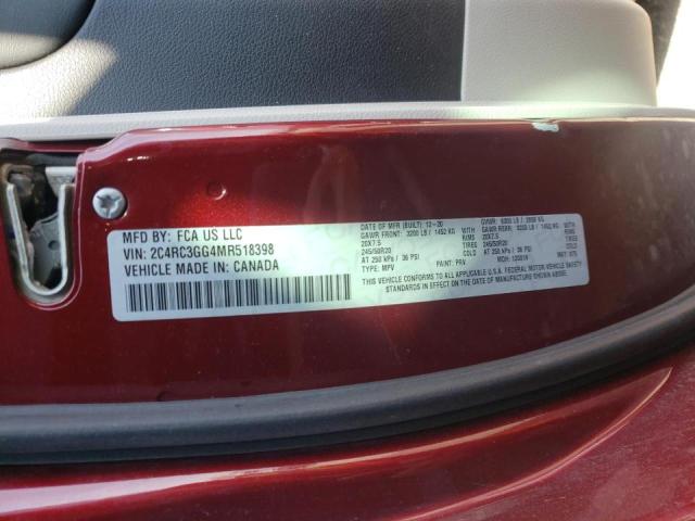 Photo 9 VIN: 2C4RC3GG4MR518398 - CHRYSLER PACIFICA L 