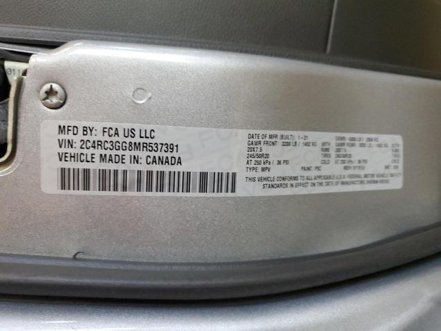 Photo 13 VIN: 2C4RC3GG8MR537391 - CHRYSLER PACIFICA 