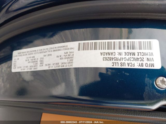 Photo 8 VIN: 2C4RC3PG4PR548263 - CHRYSLER PACIFICA 