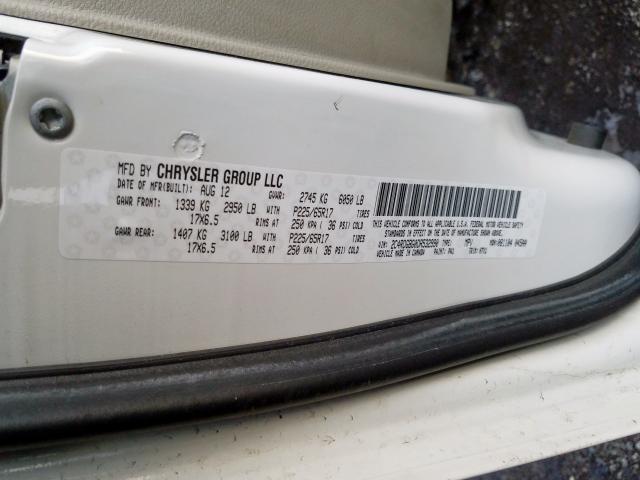 Photo 9 VIN: 2C4RDGBG0DR532990 - DODGE GR CARAVAN 