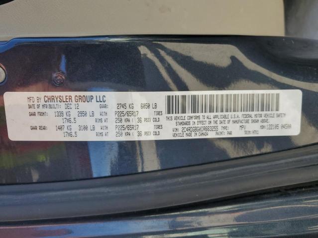 Photo 12 VIN: 2C4RDGBG0DR663255 - DODGE GRAND CARA 