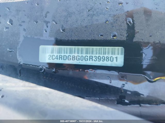 Photo 8 VIN: 2C4RDGBG0GR399801 - DODGE GRAND CARAVAN 