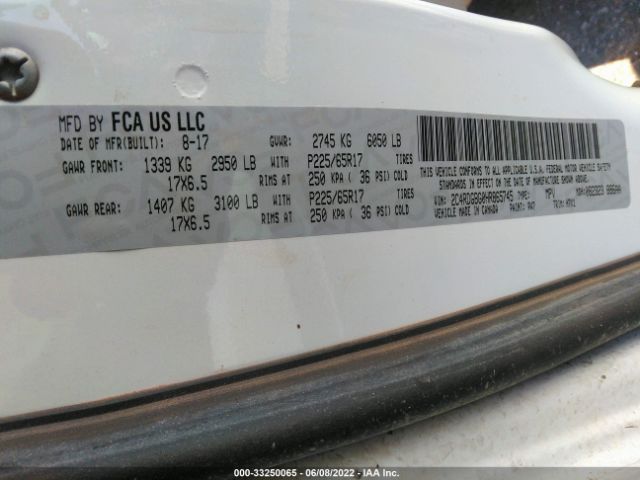 Photo 8 VIN: 2C4RDGBG0HR865745 - DODGE GRAND CARAVAN 