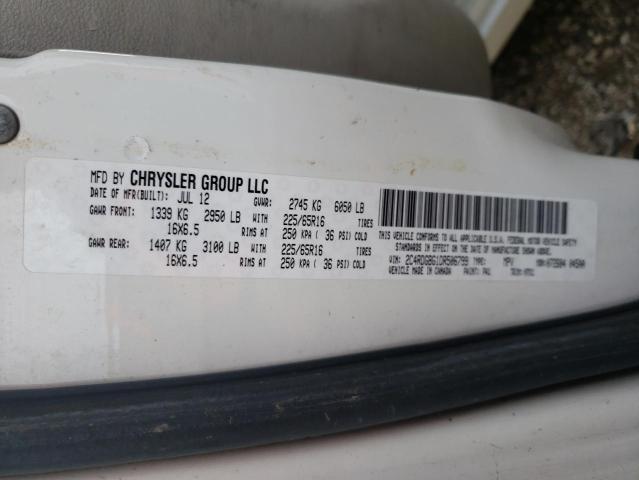 Photo 9 VIN: 2C4RDGBG1DR506799 - DODGE CARAVAN 