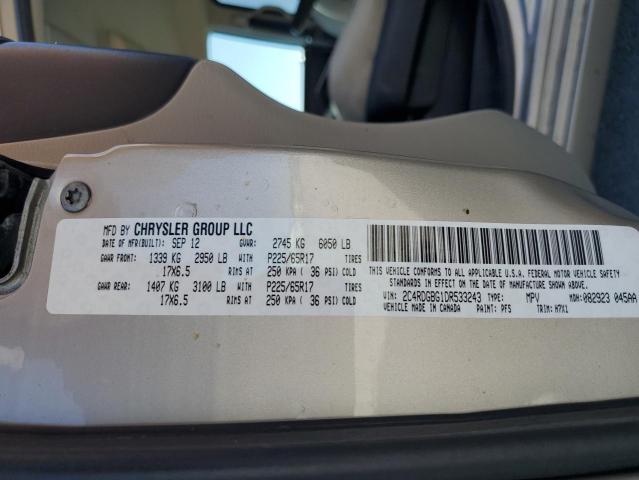 Photo 13 VIN: 2C4RDGBG1DR533243 - DODGE GRAND CARA 