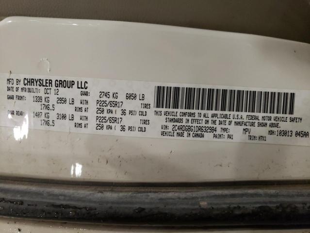 Photo 12 VIN: 2C4RDGBG1DR632984 - DODGE CARAVAN 