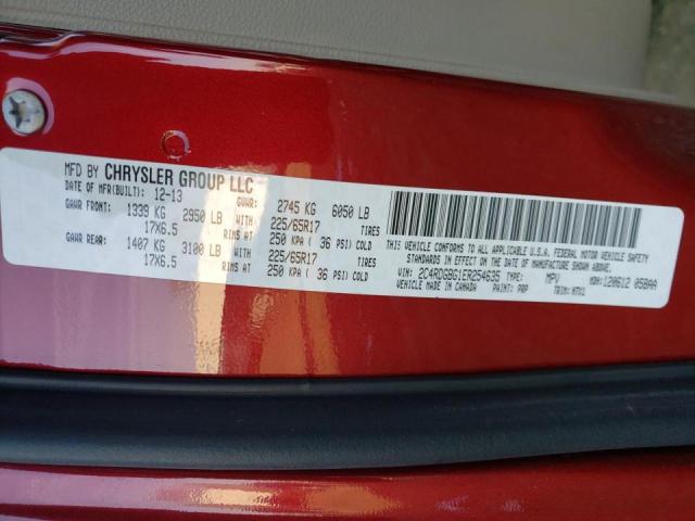 Photo 9 VIN: 2C4RDGBG1ER254635 - DODGE GRAND CARA 