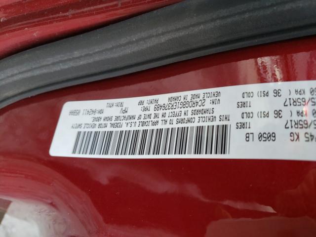 Photo 9 VIN: 2C4RDGBG1ER376489 - DODGE GRAND CARA 