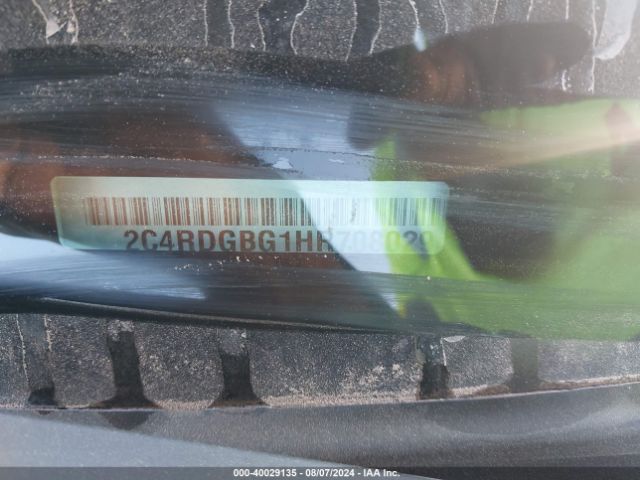 Photo 8 VIN: 2C4RDGBG1HR708029 - DODGE GRAND CARAVAN 