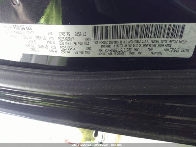 Photo 8 VIN: 2C4RDGBG1JR161706 - DODGE GRAND CARAVAN 