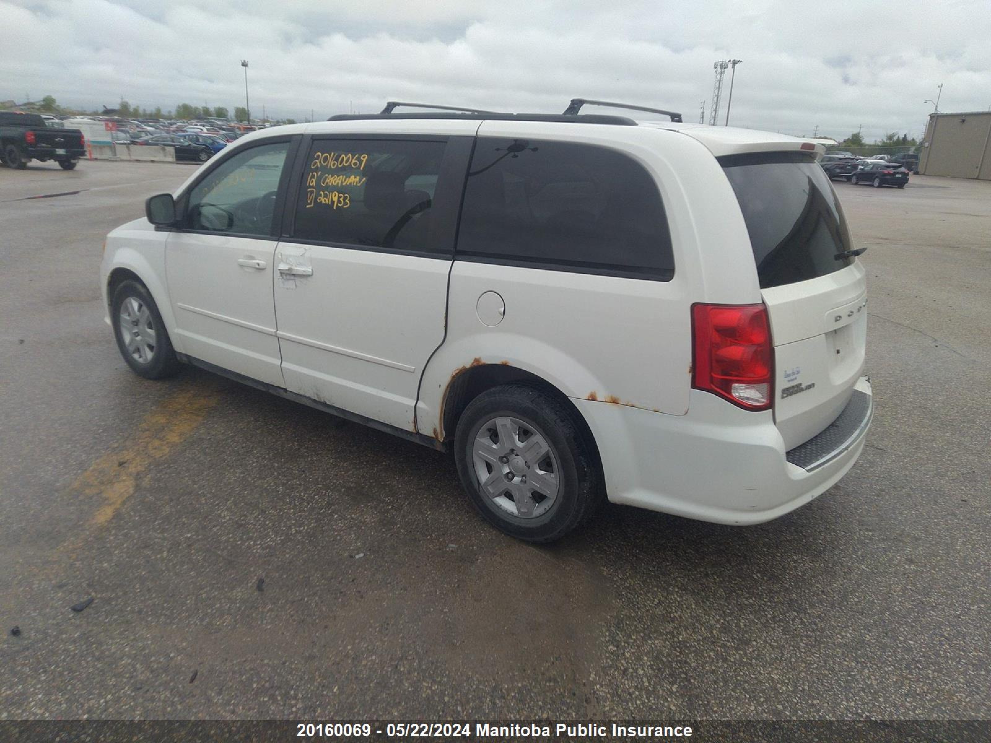 Photo 2 VIN: 2C4RDGBG2CR221933 - DODGE CARAVAN 