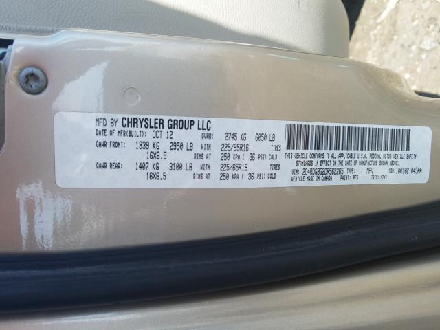 Photo 9 VIN: 2C4RDGBG2DR562265 - DODGE GRAND CARA 